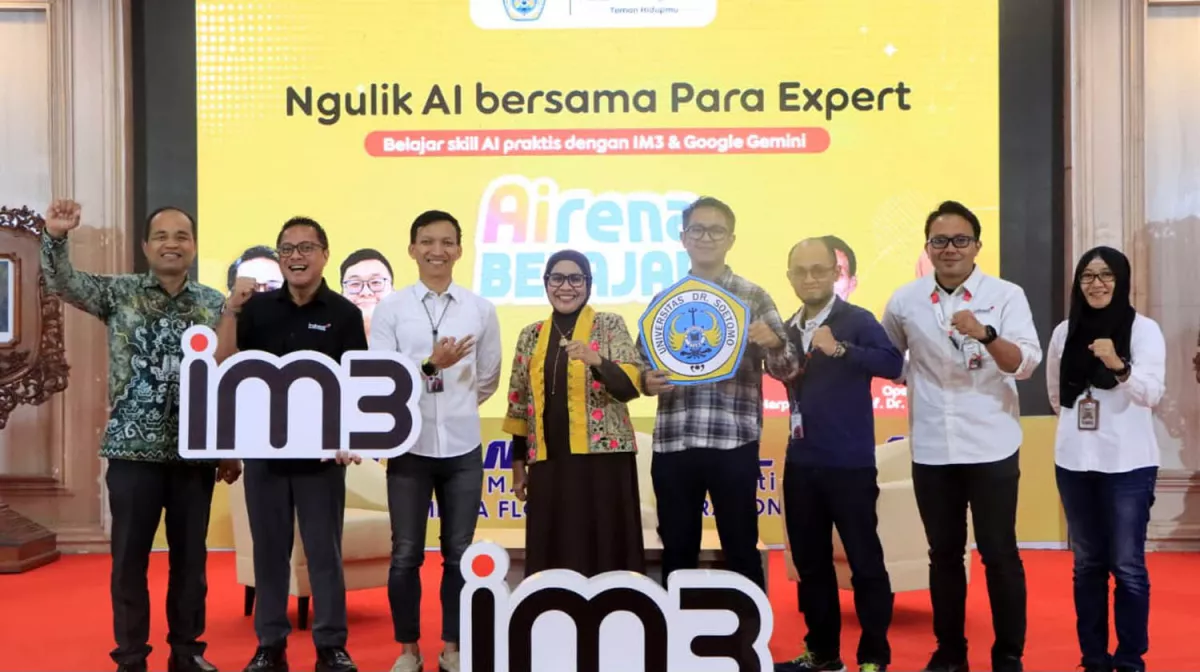Indosat IM3 dan Google Gemini Bekali Mahasiswa Unitomo dengan AI